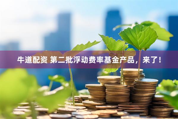 牛道配资 第二批浮动费率基金产品，来了！